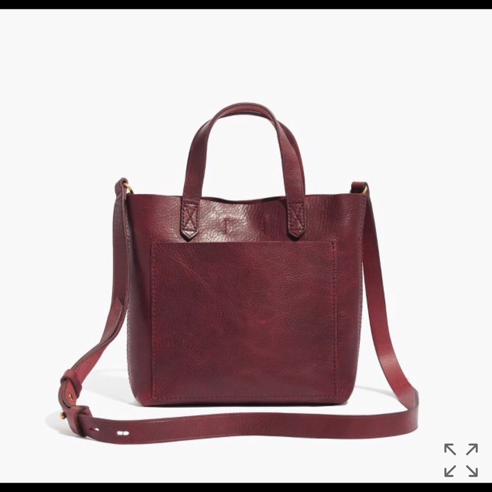 Madewell Small Transport Crossbody Dark Cabernet